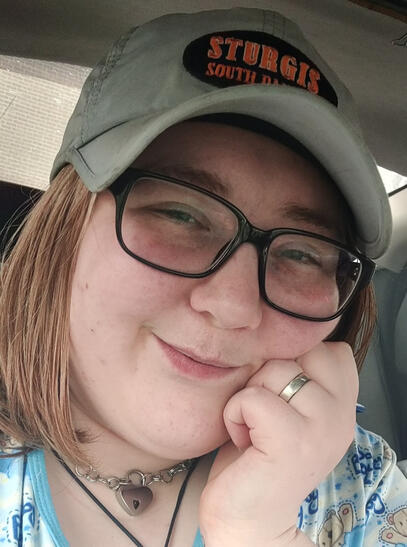 Me in daddy&#39;s hat